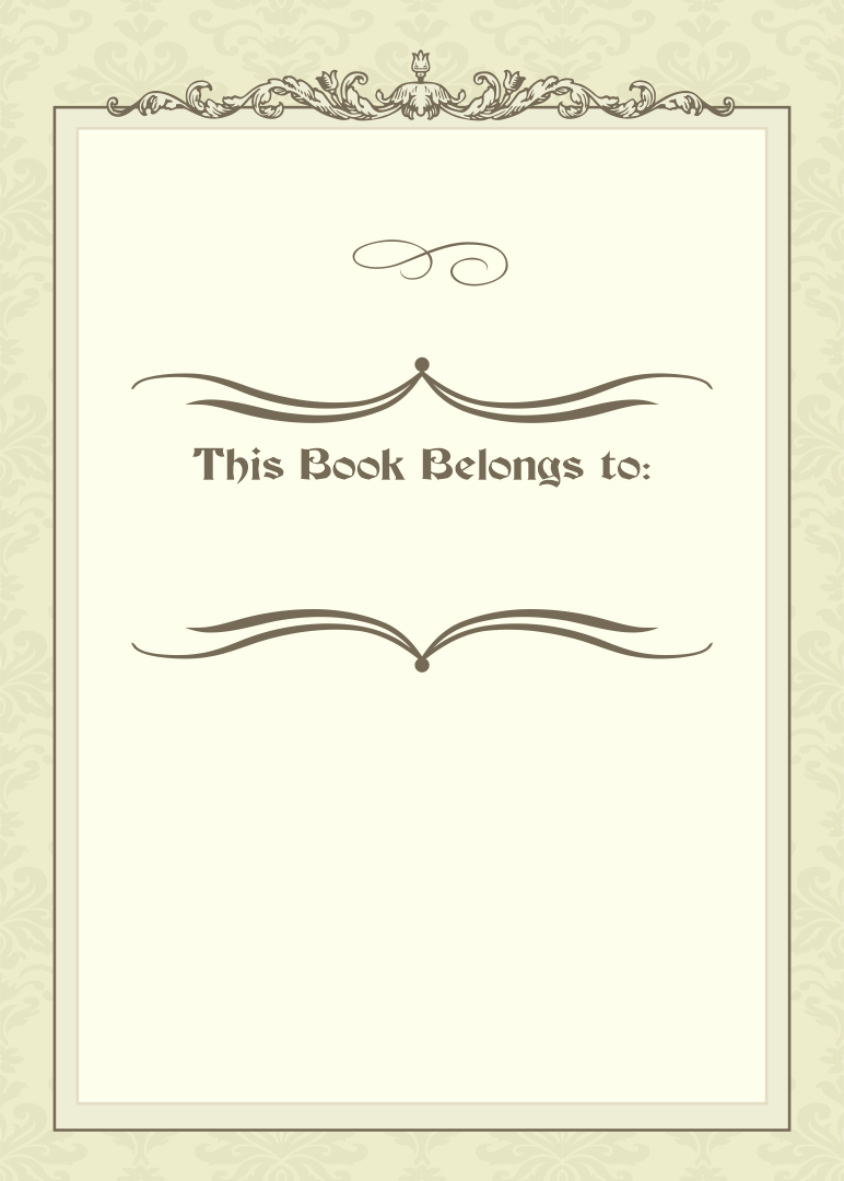 10 Best Free Printable Bookplate Templates Printablee Printable 