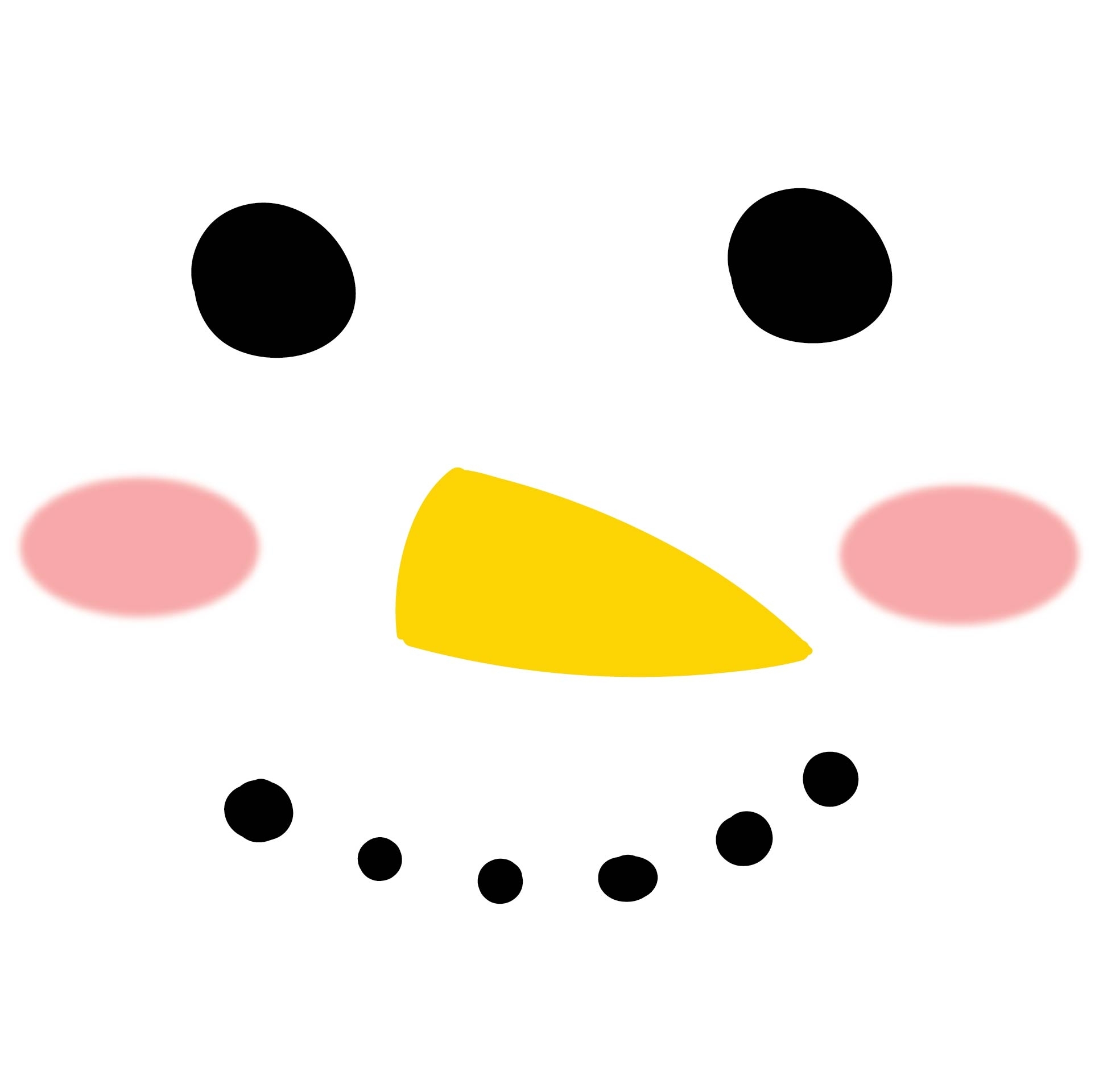 10 Best Free Printable Snowman Face Template Printablee Free Printable
