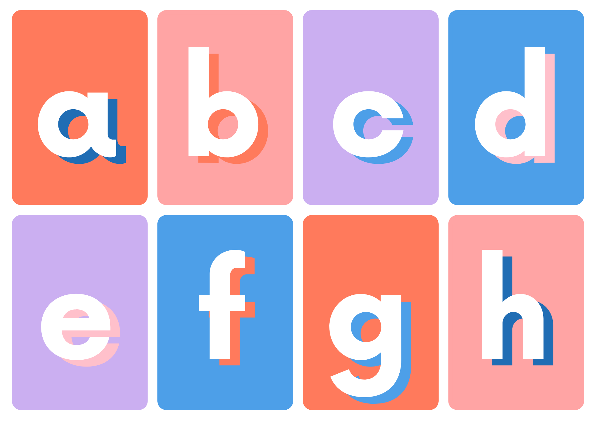 10 Printable Alphabet Flash Cards For Baby PDF Free Preschool