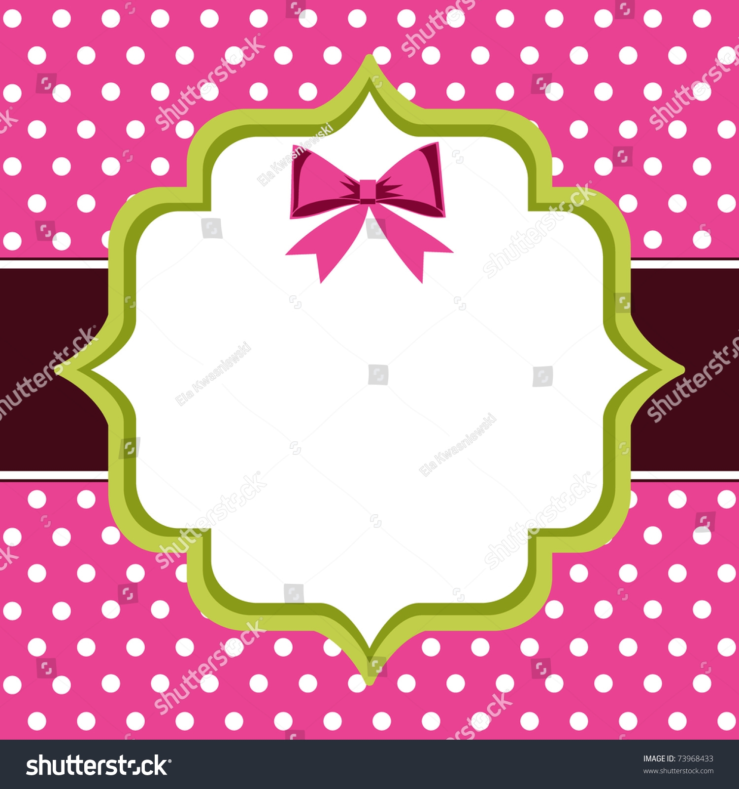 128 441 Pink Green Invitation Template Images Stock Photos Vectors 
