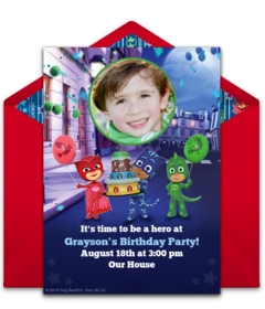 13 Customize Our Free Pj Mask Birthday Invitation Template With