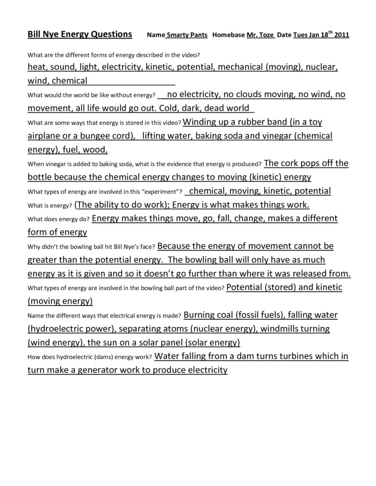 14 Bill Nye Sound Worksheet Worksheeto Scienceworksheets