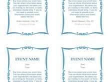 15 Adding Party Invitation Templates 4 Per Page Layouts With Party 