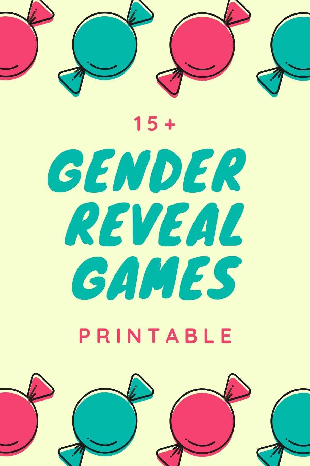 printable gender reveal games pdf