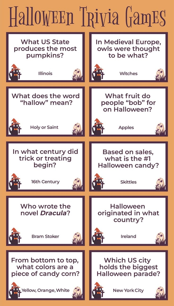 15 Halloween Trivia Questions And Answers