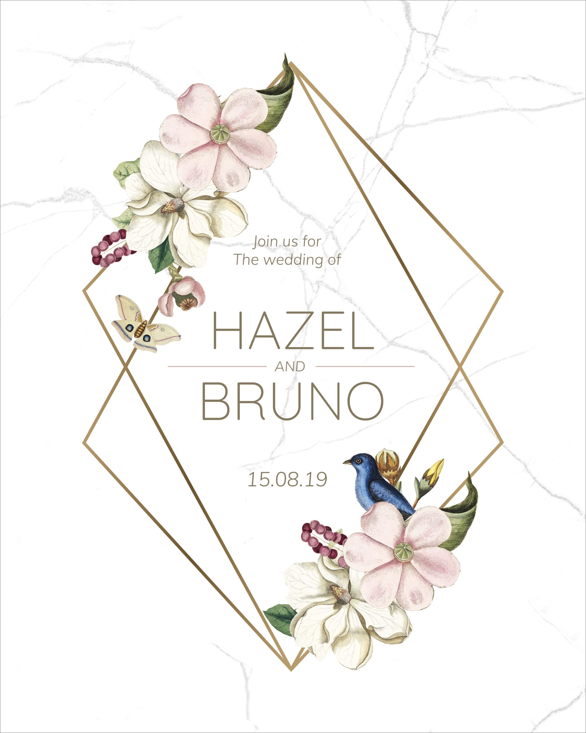 simple wedding invitation templates free download
