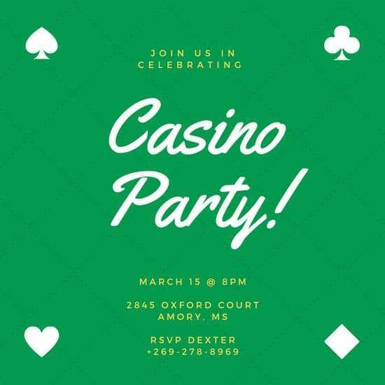 18 Blank Poker Party Invitation Template Free PSD File With Poker Party 