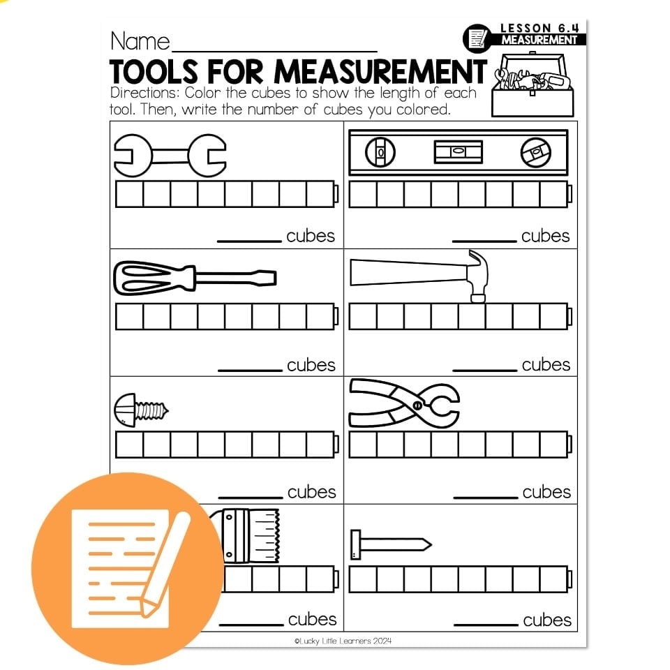 1st grade measurement worksheets