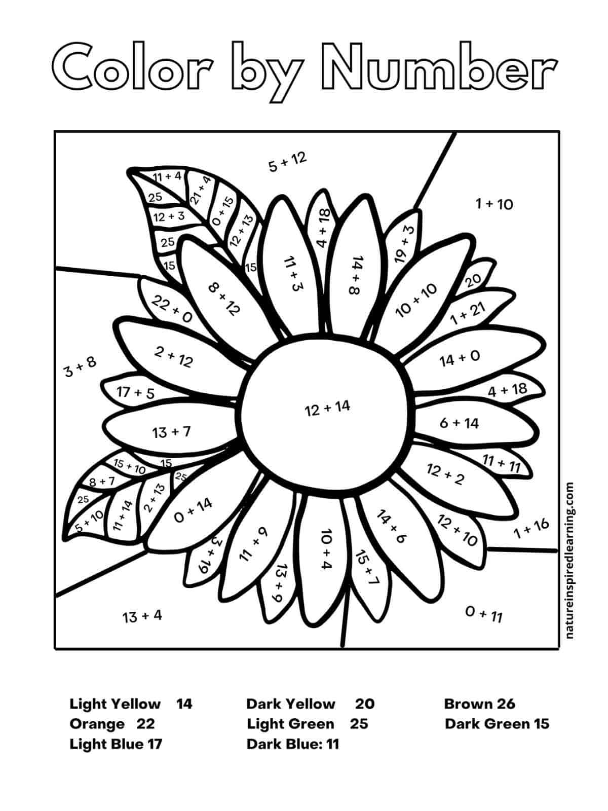 2 Digit Addition Color By Number Worksheets Infoupdate