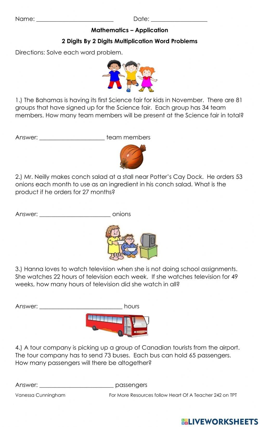 2 digit by 2 digit multiplication worksheets pdf