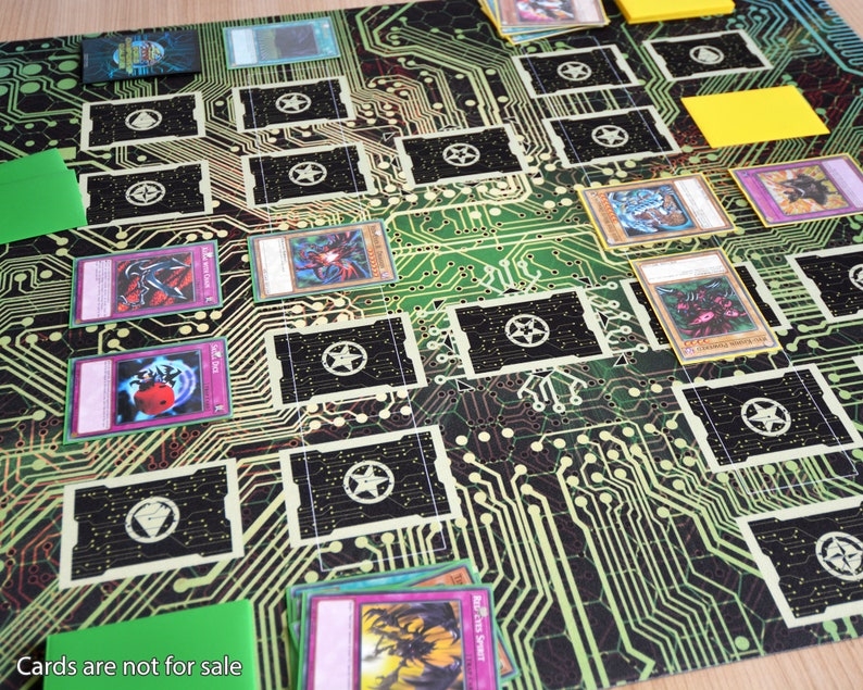 2 player Yugioh Game Mat With Custom Master Duel Field Card Etsy
