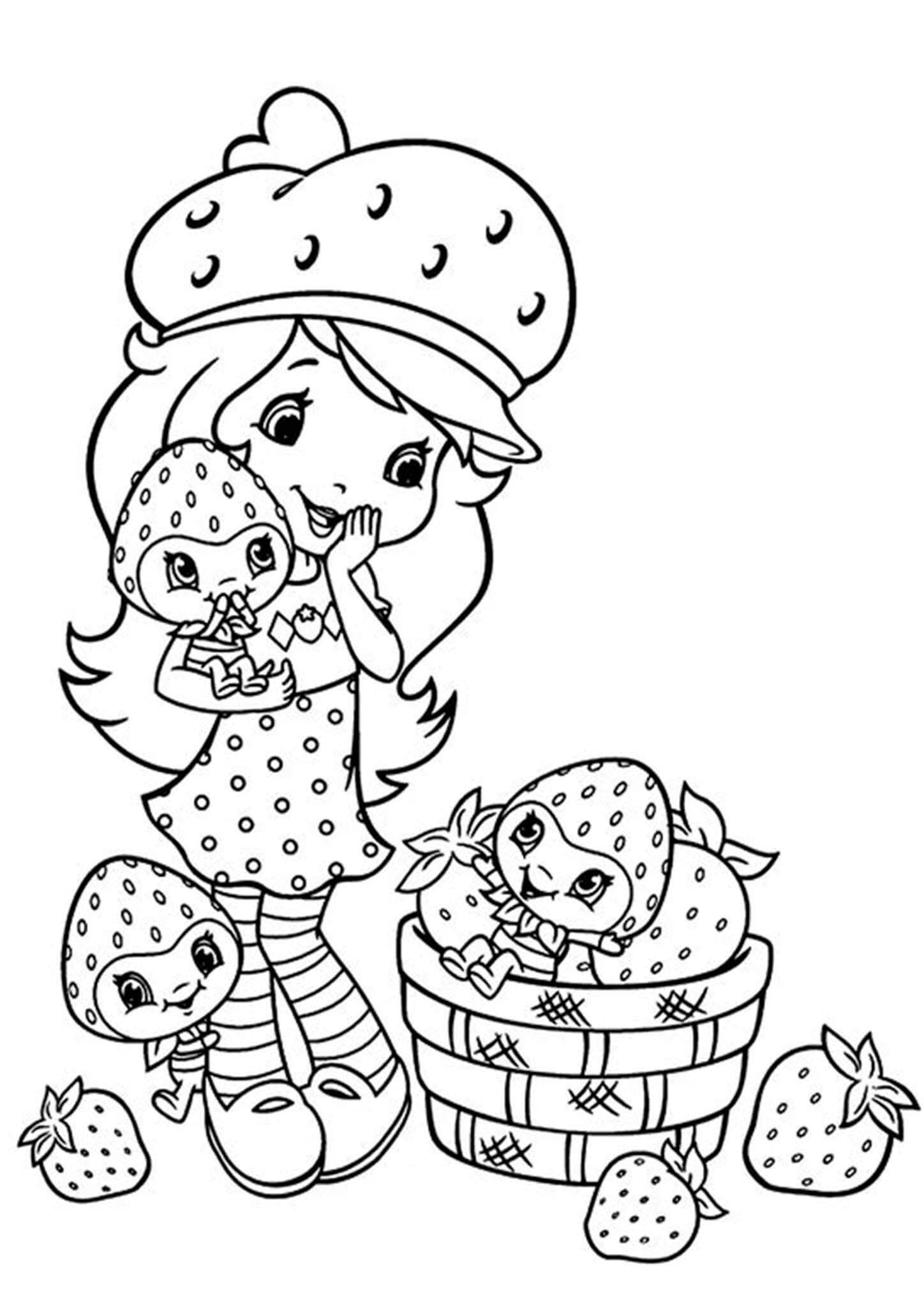 Coloring Pages Strawberry