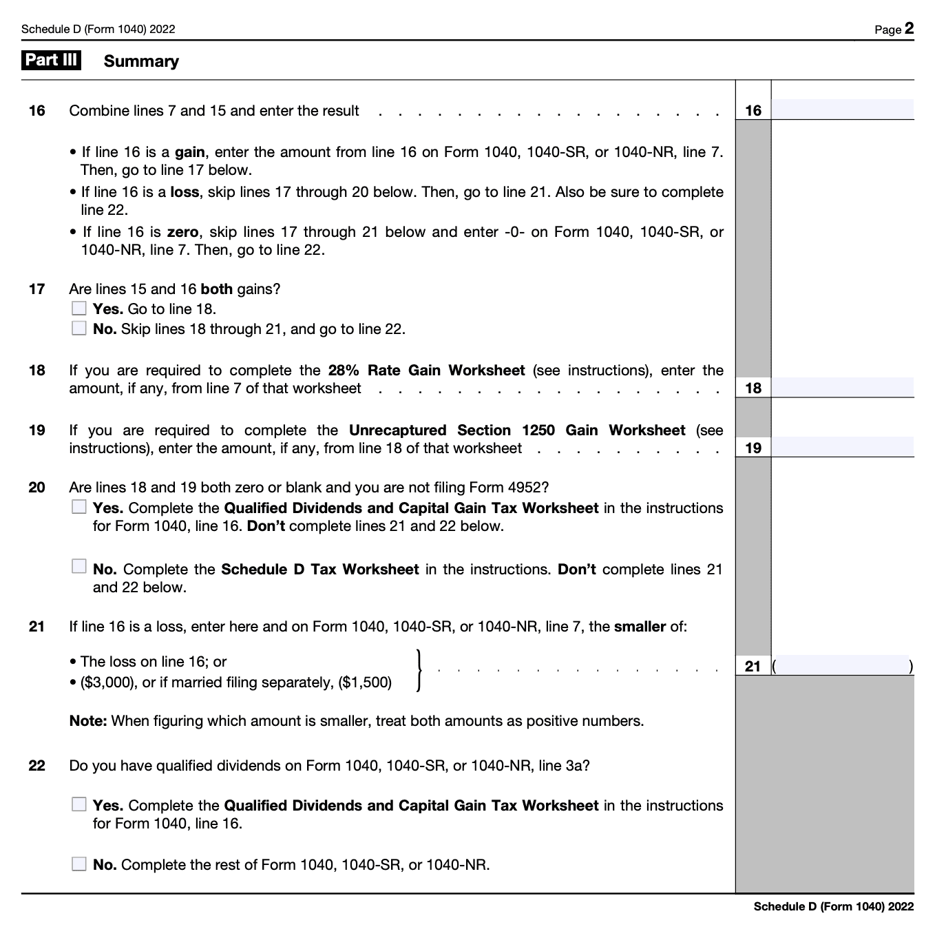2024 Schedule D Tax Worksheet Raina Rachel