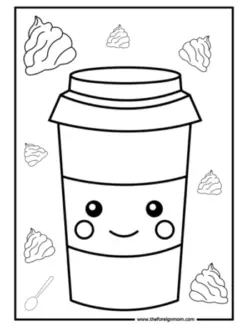 23 Unbelievably Cute Food Coloring Pages Printable And FREE 