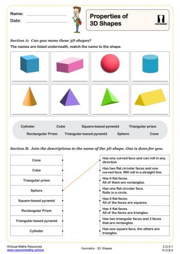 2nd grade geometry worksheets