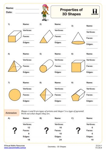 2nd Grade Geometry Worksheets PDF Printable Worksheets Worksheets 