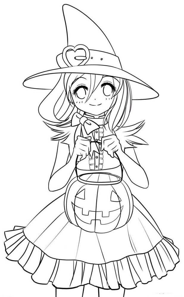 30 Cute Halloween Coloring Pages For Kids