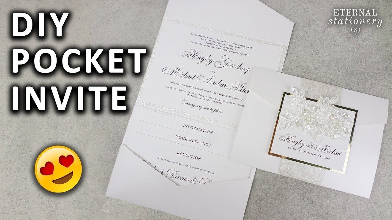 32 Creative Image Of Diy Wedding Invitations Templates Regiosfera