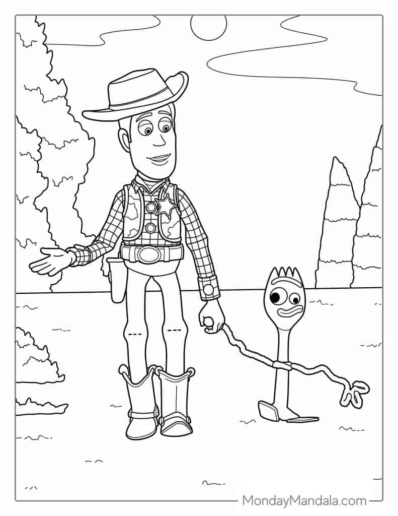 34 Toy Story Coloring Pages Free PDF Printables Toy Story Coloring