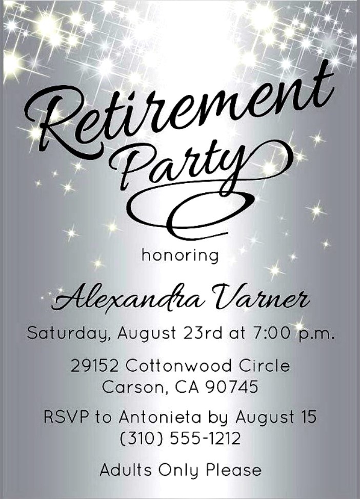 36 Retirement Party Invite Template Pics US Invitation Template