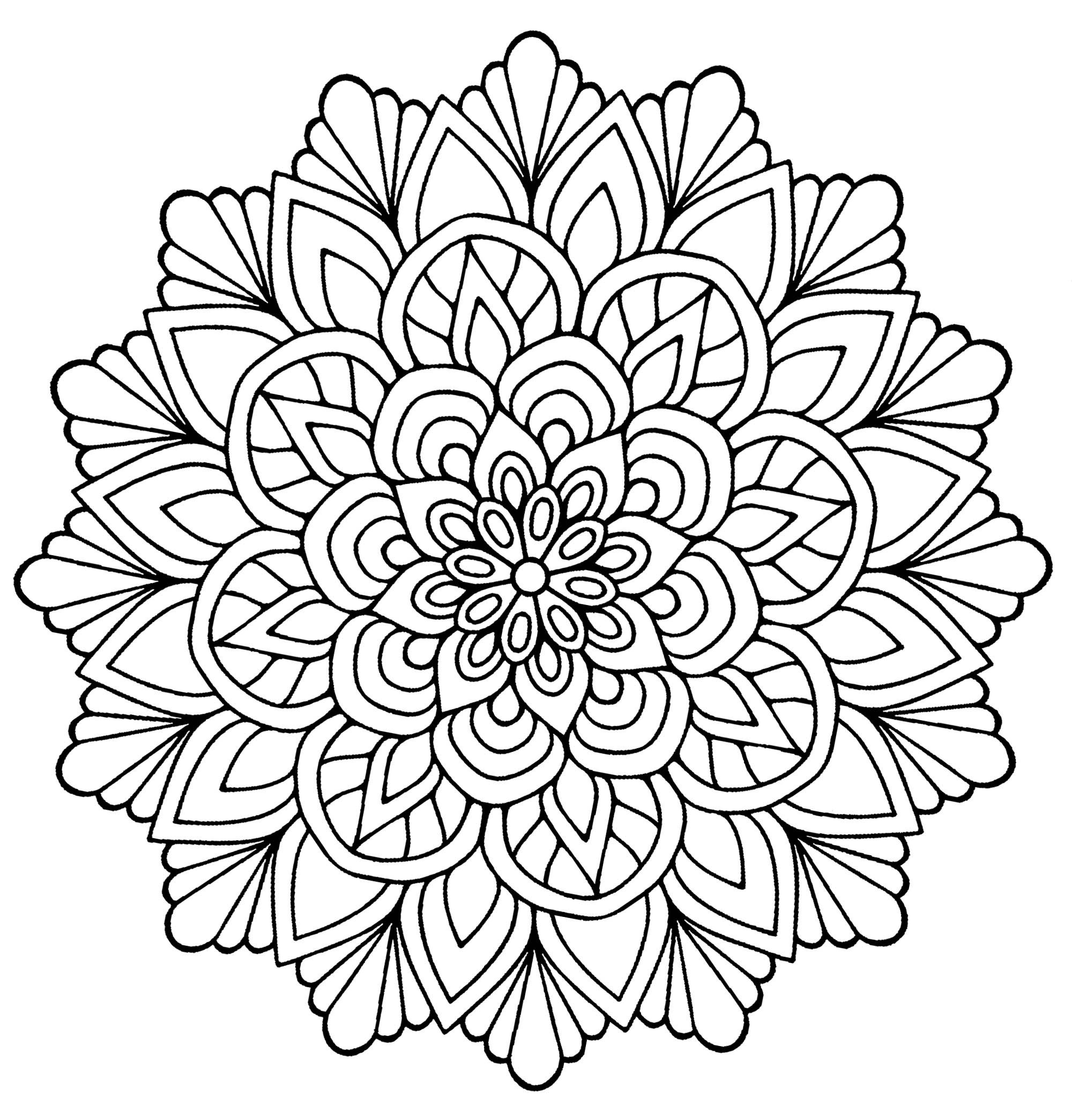 37 Simple Mandala Coloring Pages Pics Tunnel To Viaduct Run