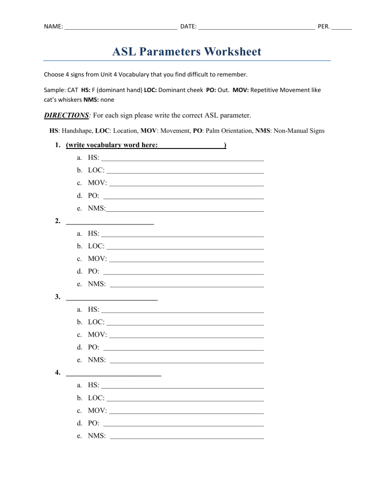 4 2 Worksheet Part 1 Asl