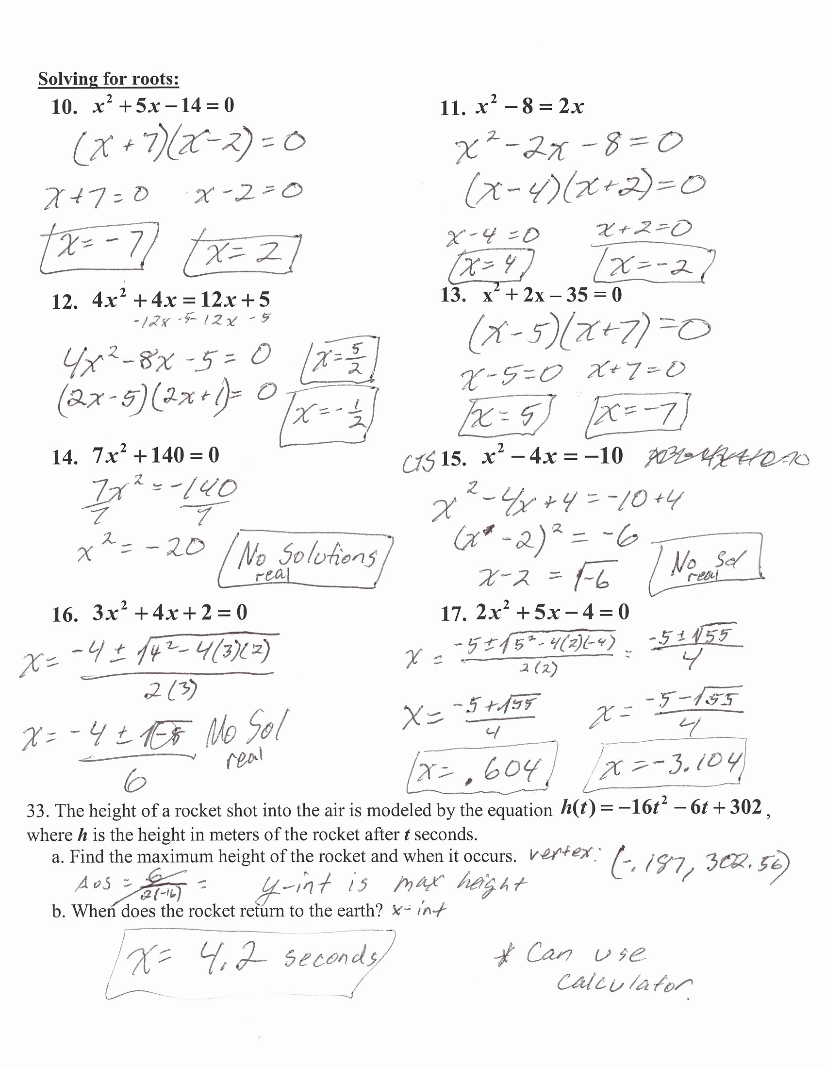 50 Algebra 2 Review Worksheet Chessmuseum Template Library