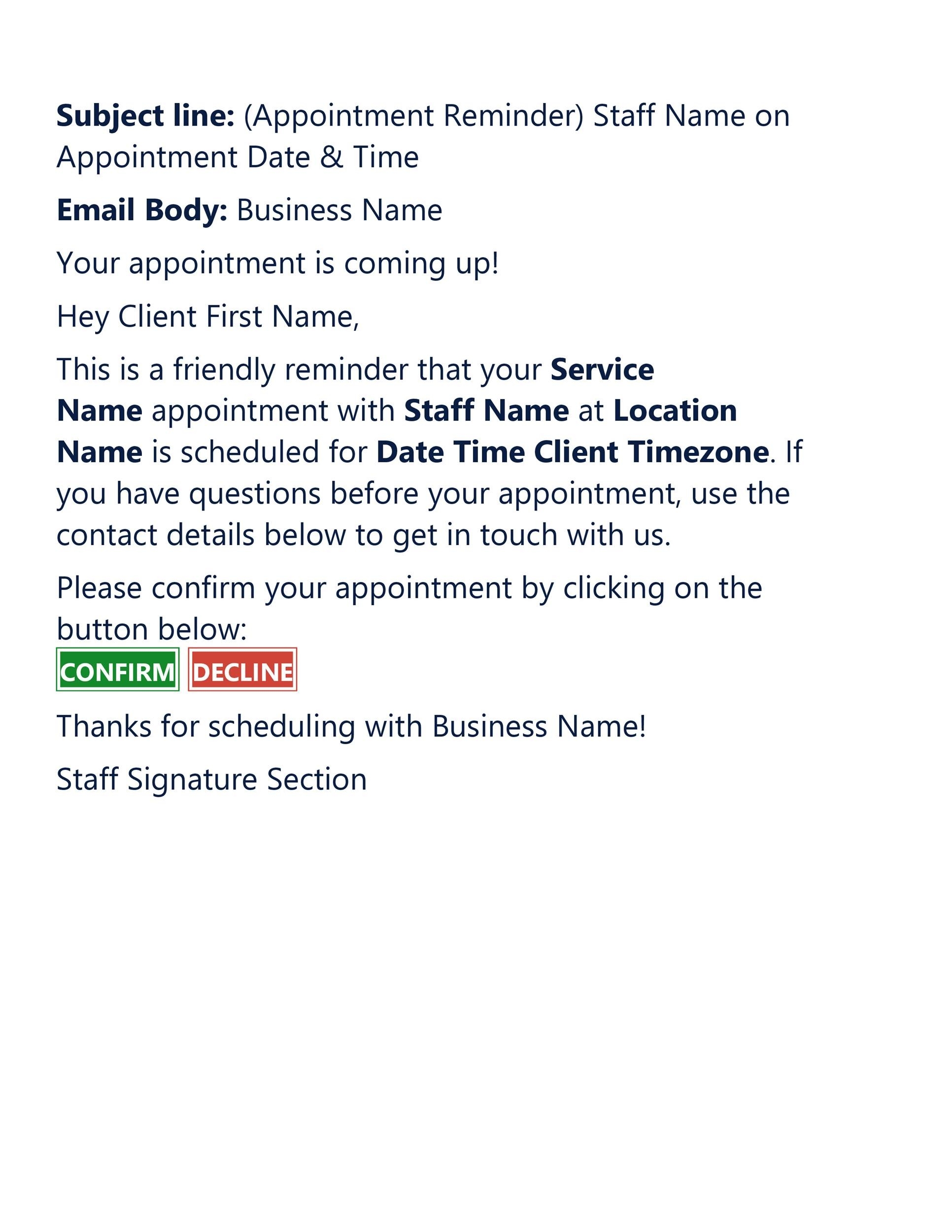 50 Polite Reminder Email Samples Templates TemplateLab