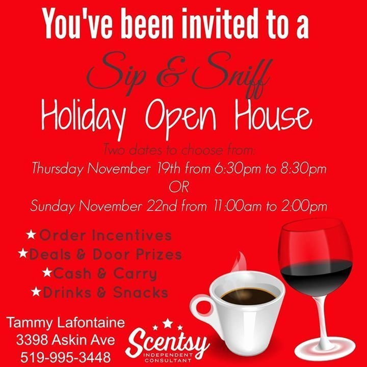scentsy party invitation templates