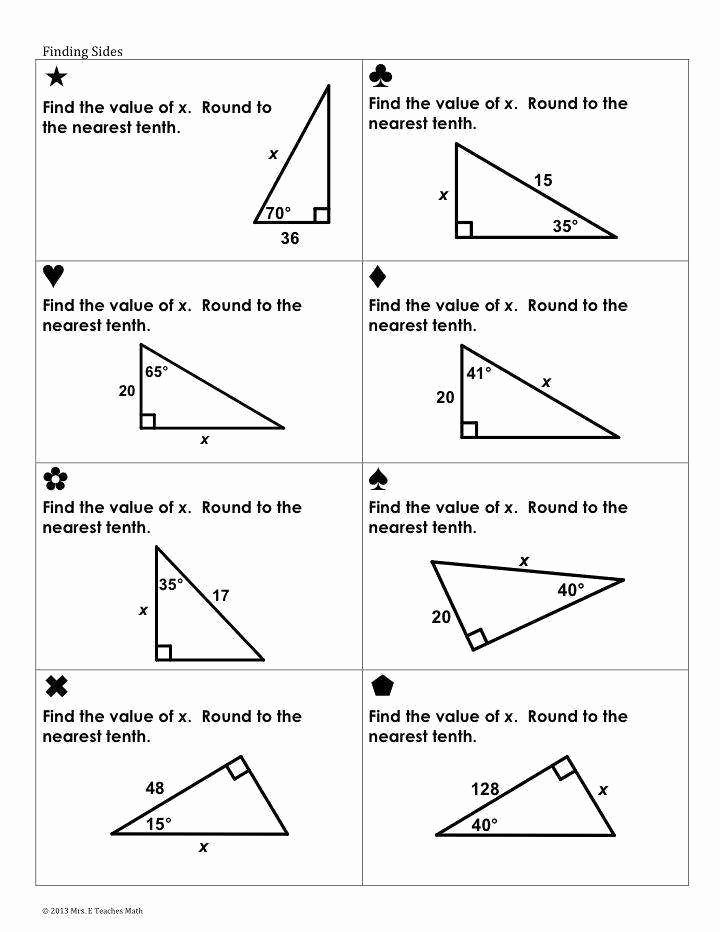 50 Trigonometric Ratios Worksheet Answers Chessmuseum Template Library