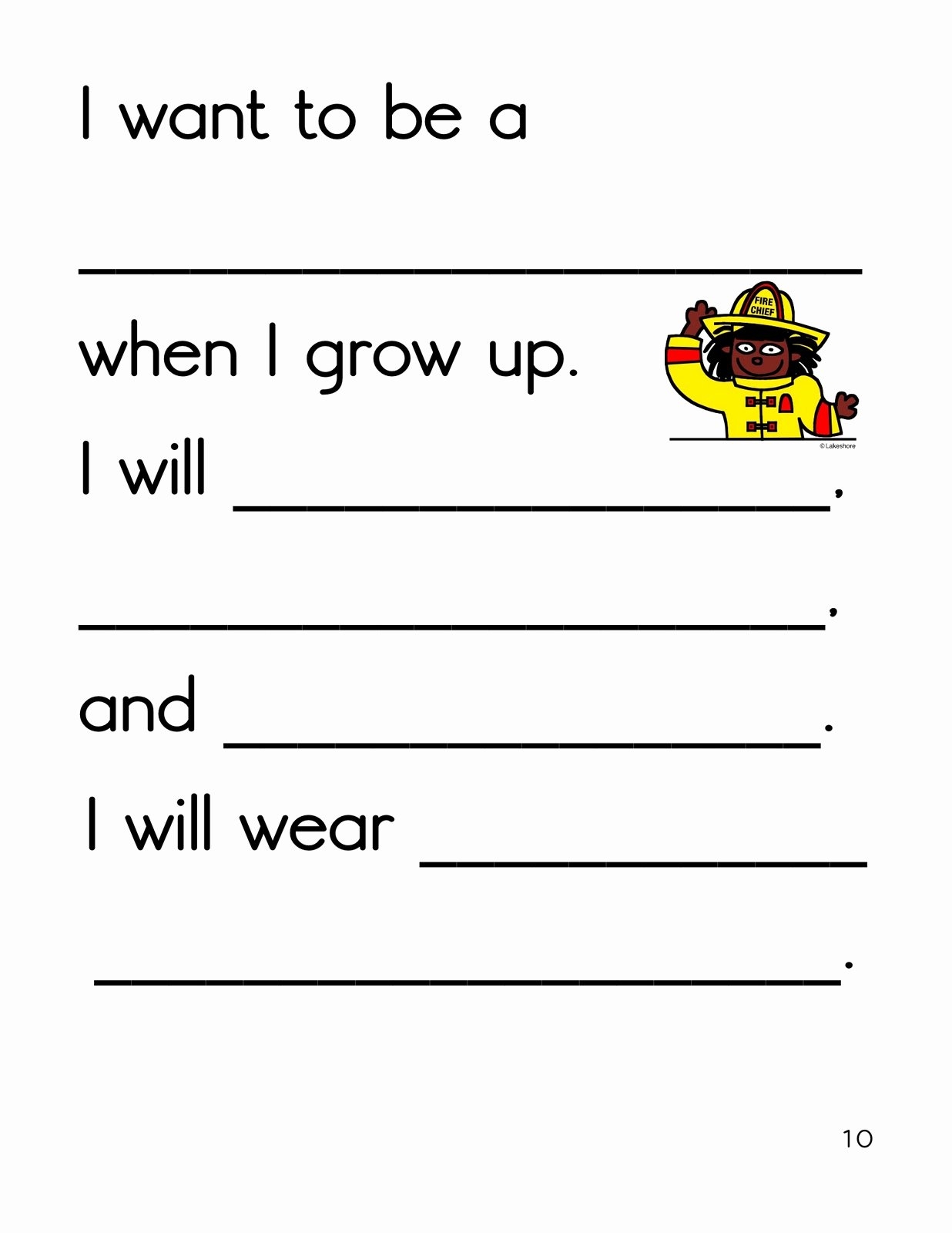 50 When I Grow Up Worksheet Chessmuseum Template Library
