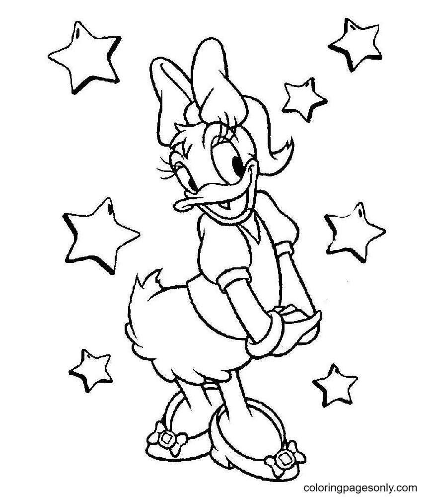 52 Daisy Duck Coloring Pages ColoringPagesOnly