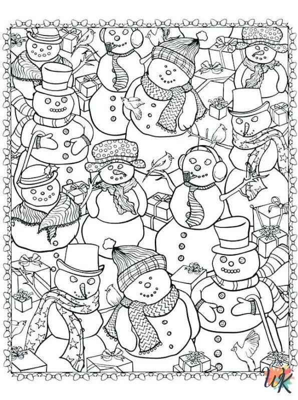54 Winter Coloring Pages For Kids ColoringPagesWK