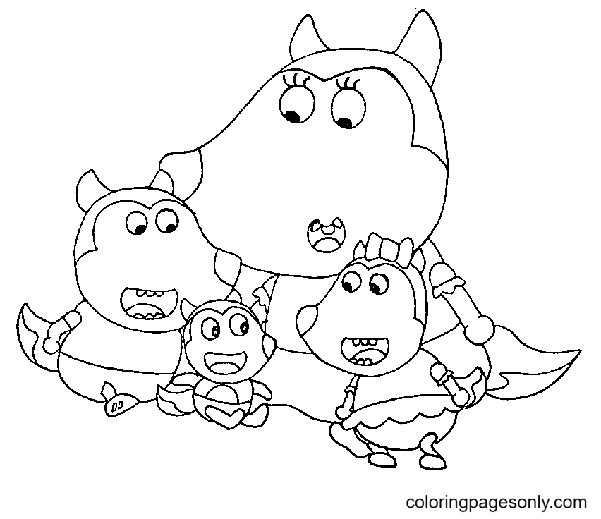 56 Wolfoo Coloring Pages ColoringPagesOnly