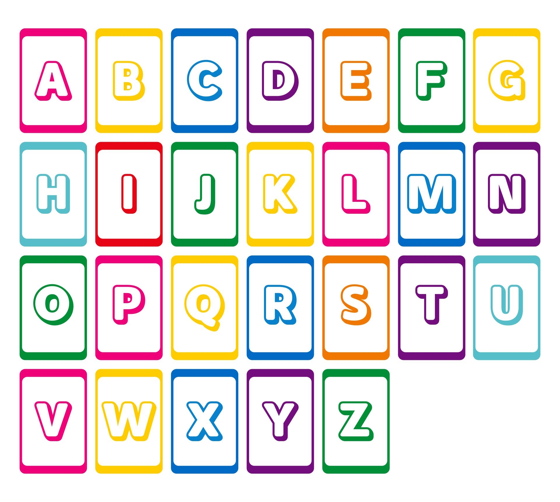 abc cards printable fee