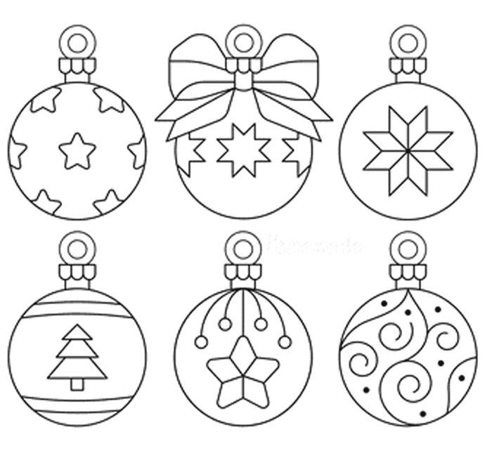 free printable christmas ornament template