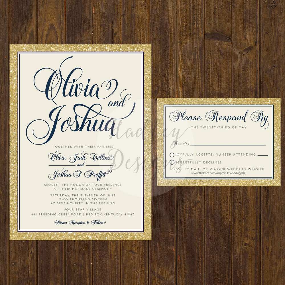 67 The Best Simple Elegant Wedding Invitation Template Now By Simple