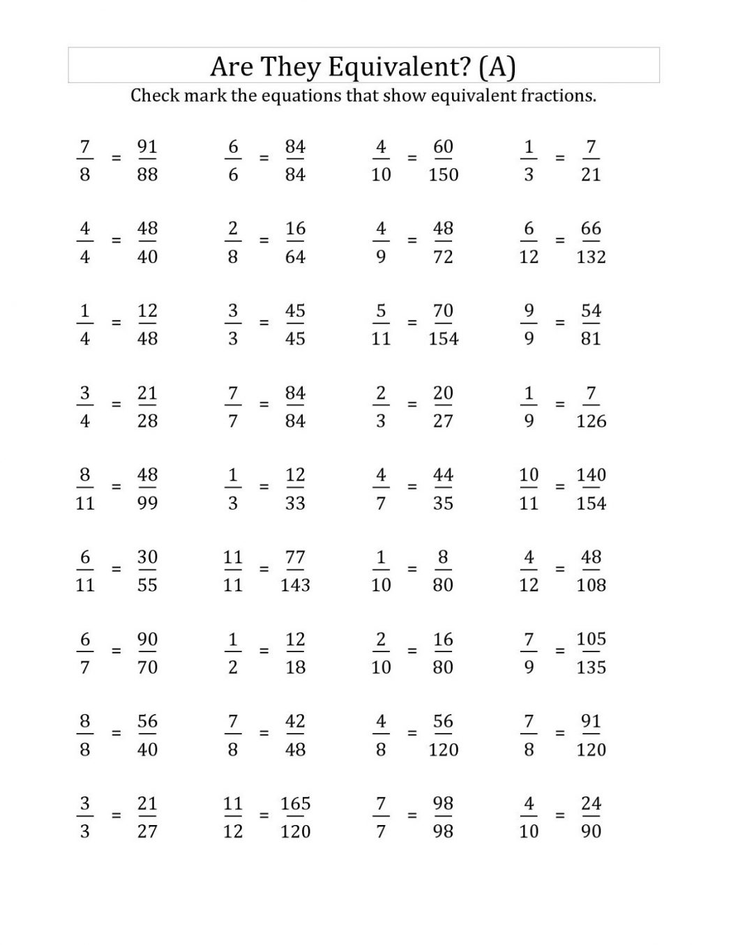 6th grade worksheets pdf