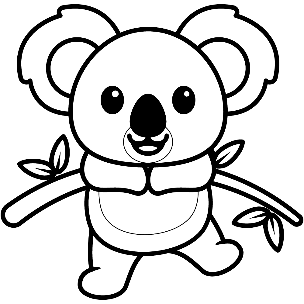 Koala Color Pages