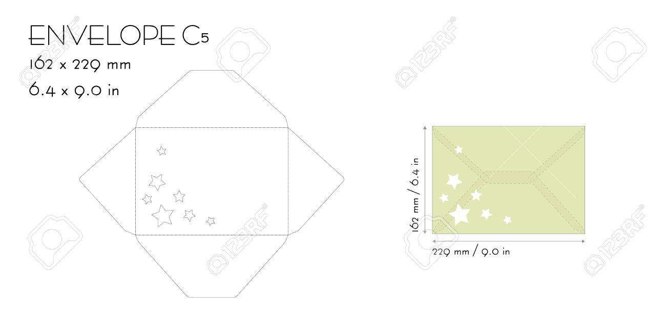 72 Printable Invitation Envelope Template Vector Formating With 