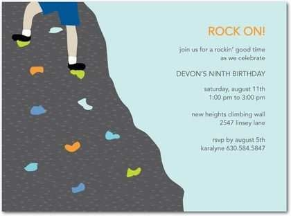 76 Customize Rock Climbing Party Invitation Template Free Layouts For 
