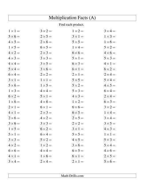 7s Multiplication Worksheet Multiplication Worksheets