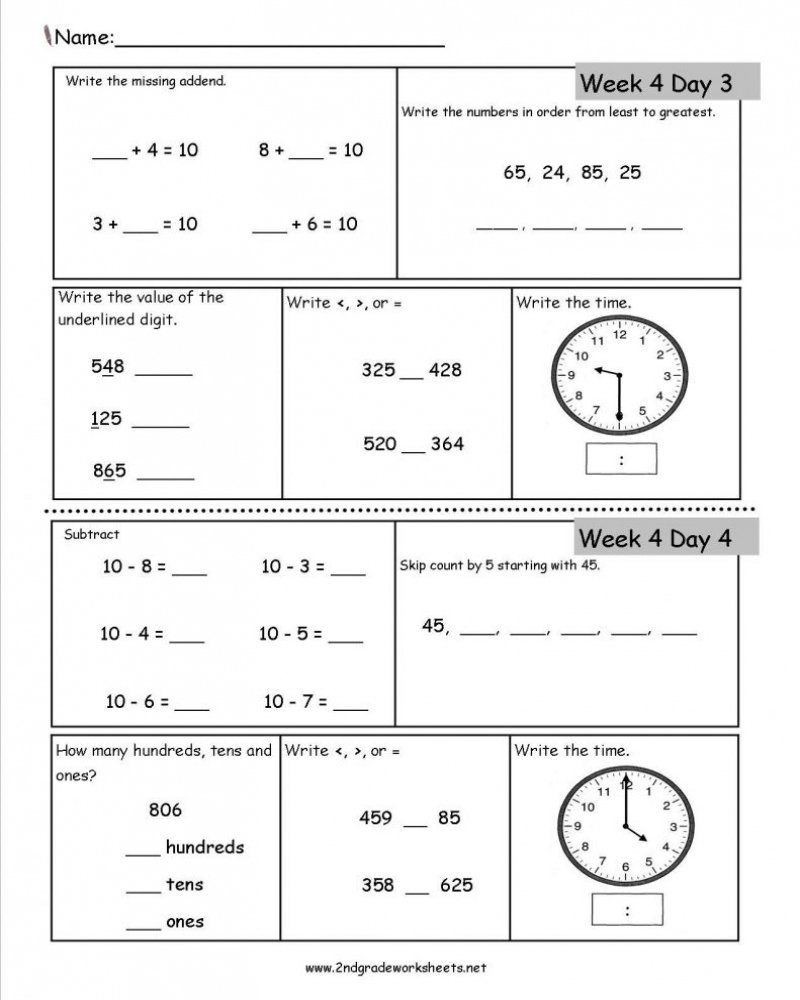 7th grade math review worksheets