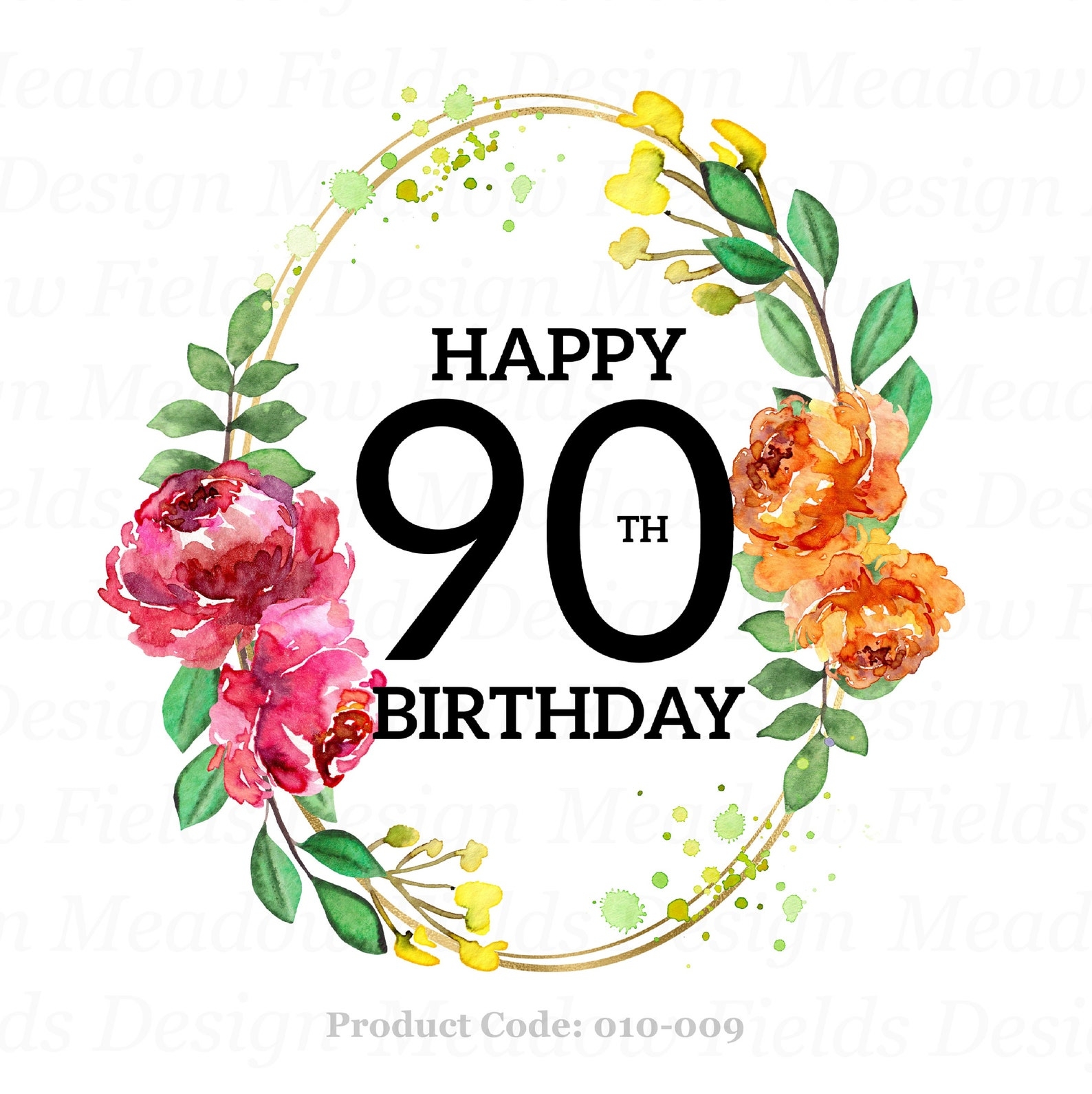 90th Birthday Card Personalized Printable Elderly Bir Vrogue co