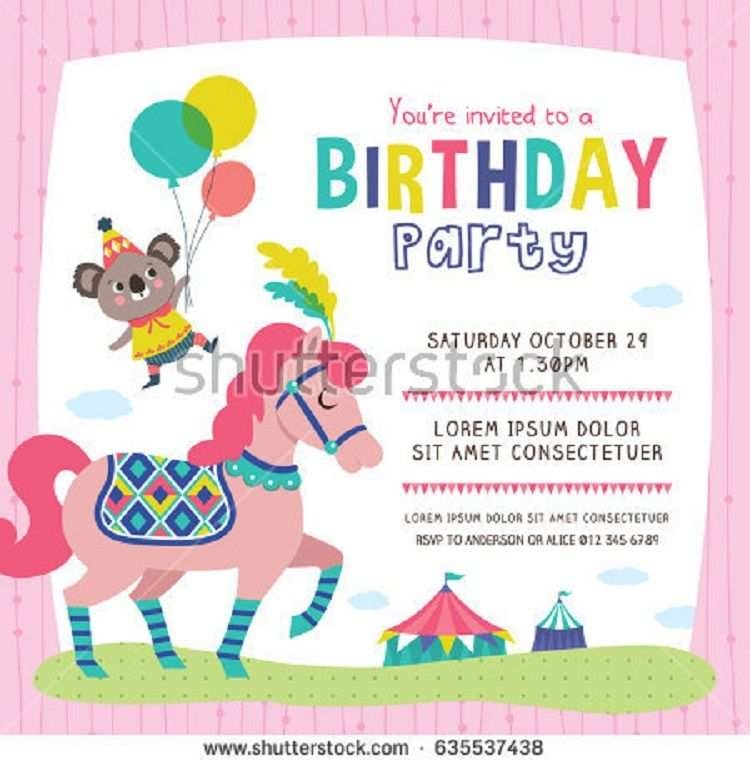 93 Blank Rsvp Birthday Invitation Template Layouts With Rsvp Birthday