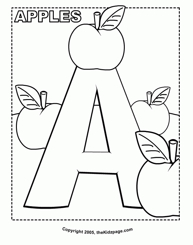 free abc coloring pages printable