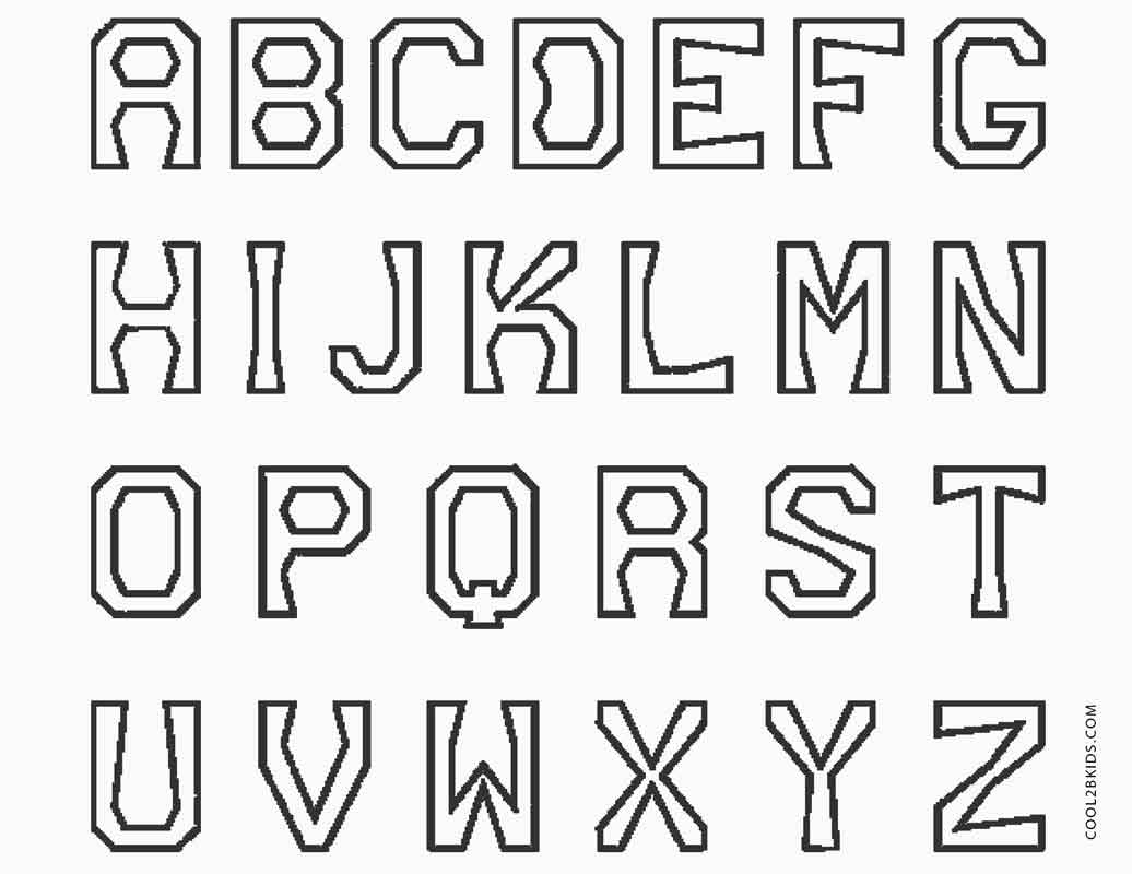 Abc Coloring Pages Free Printable Free Printable Abc Coloring Pages For 