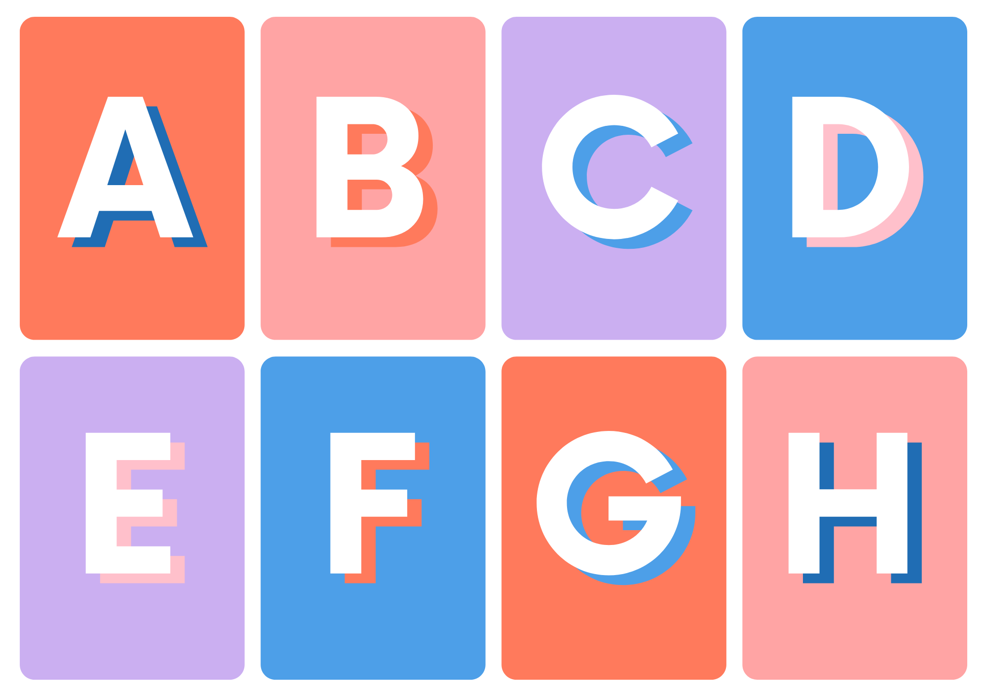 abc flash cards printables free