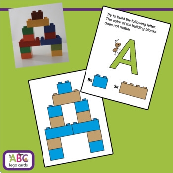 ABC Lego Cards By Martina Baumeister Teachers Pay Teachers