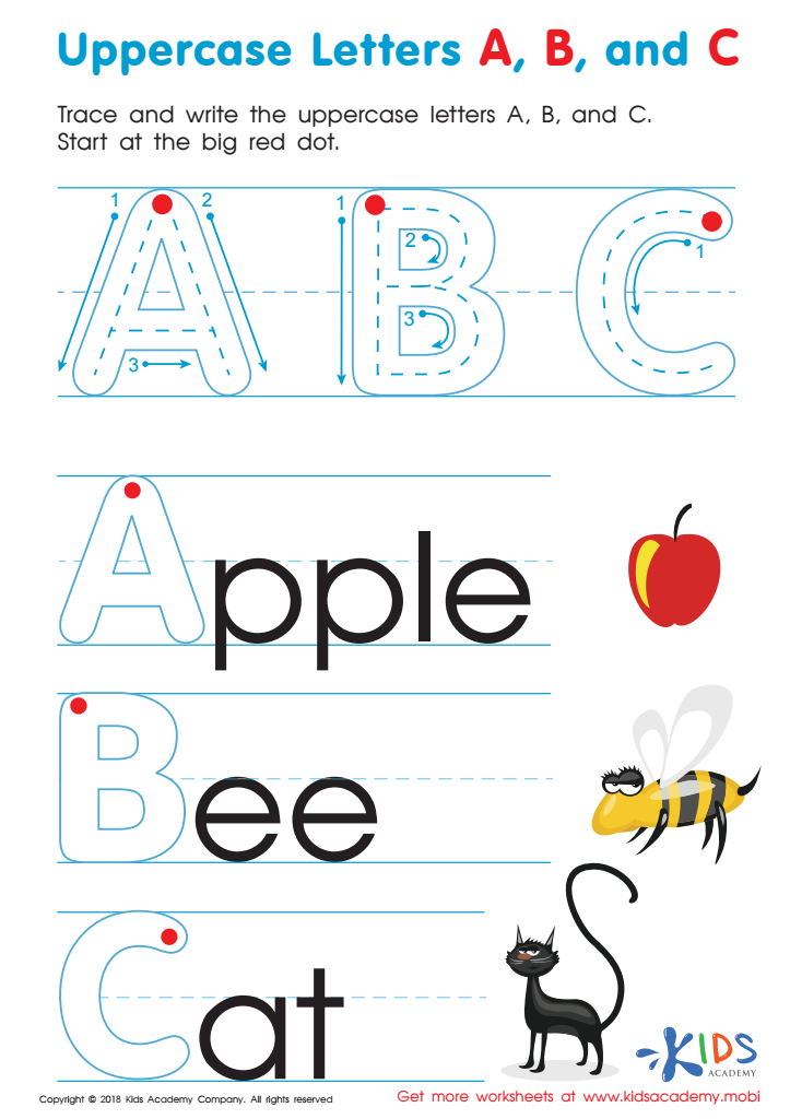 ABC Matching Worksheet Match The ABCD Letters Lkg Ukg English 
